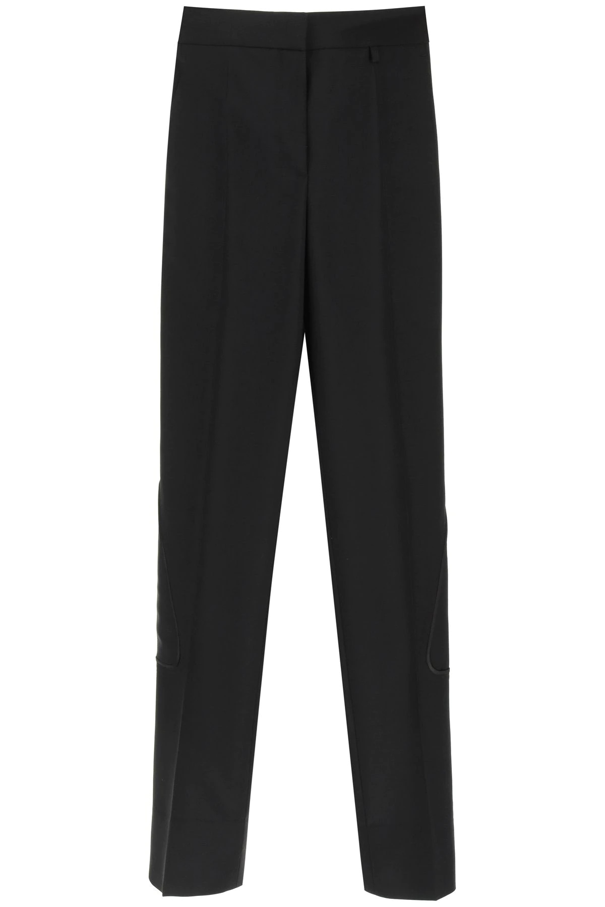 TAILORED TROUSERS IN WOOL AND MOHAIR - 1