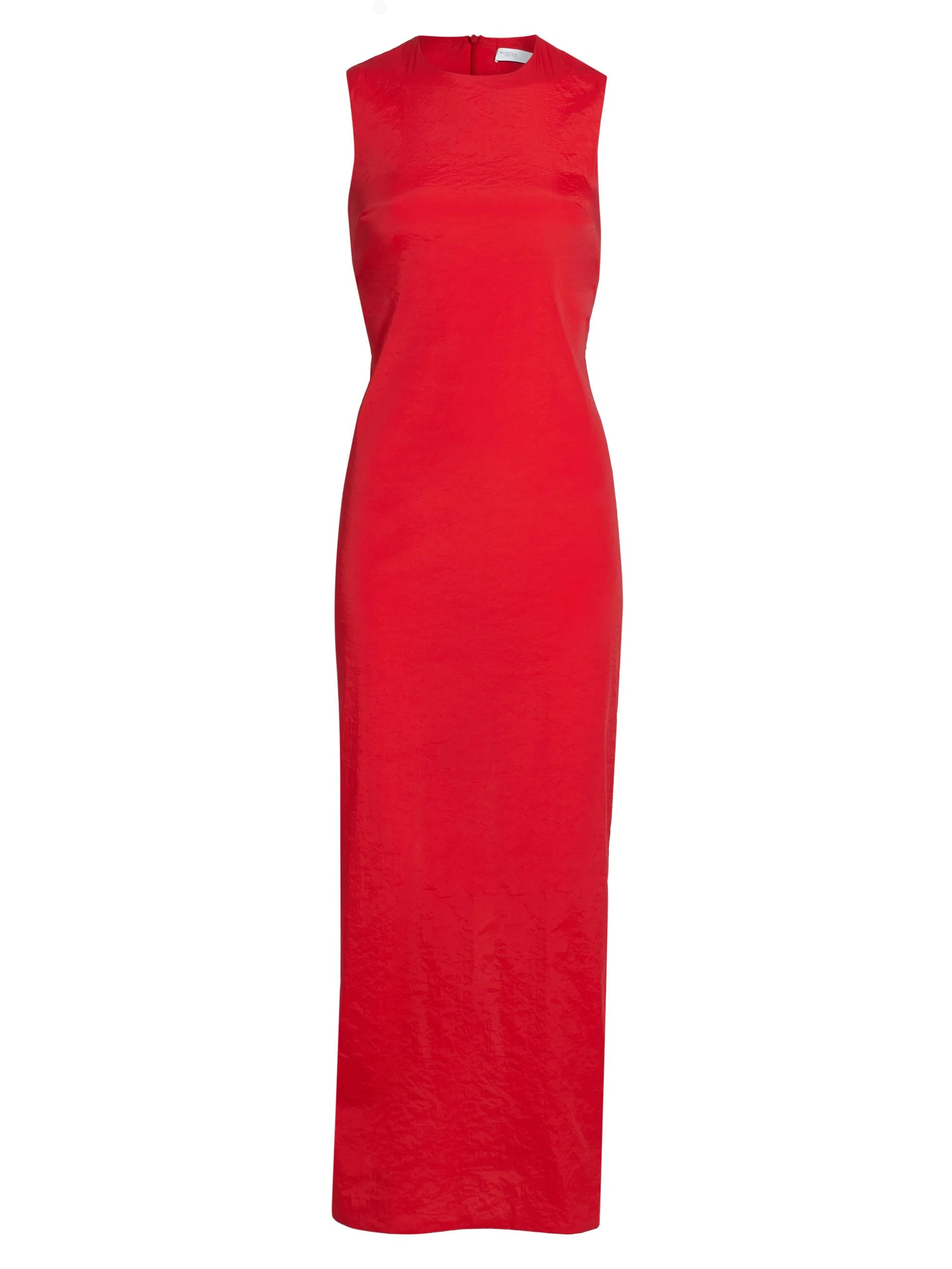 Women's Sleeveless Sheath Maxi Dress - Red - 1
