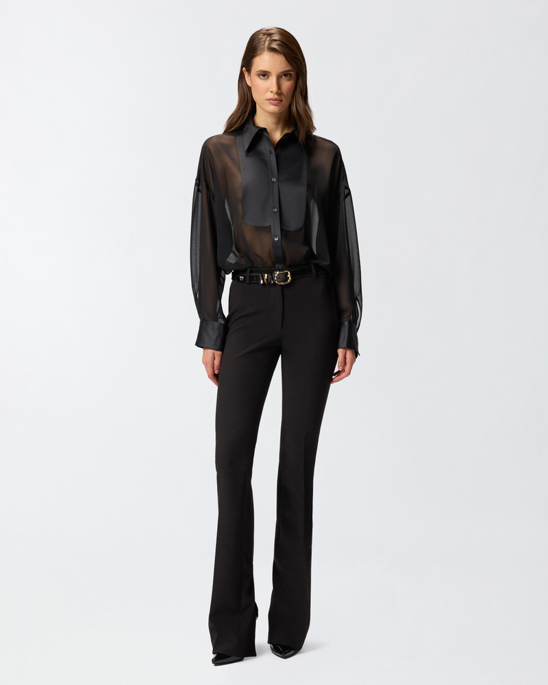 GEORGETTE AND SATIN SHIRT 3