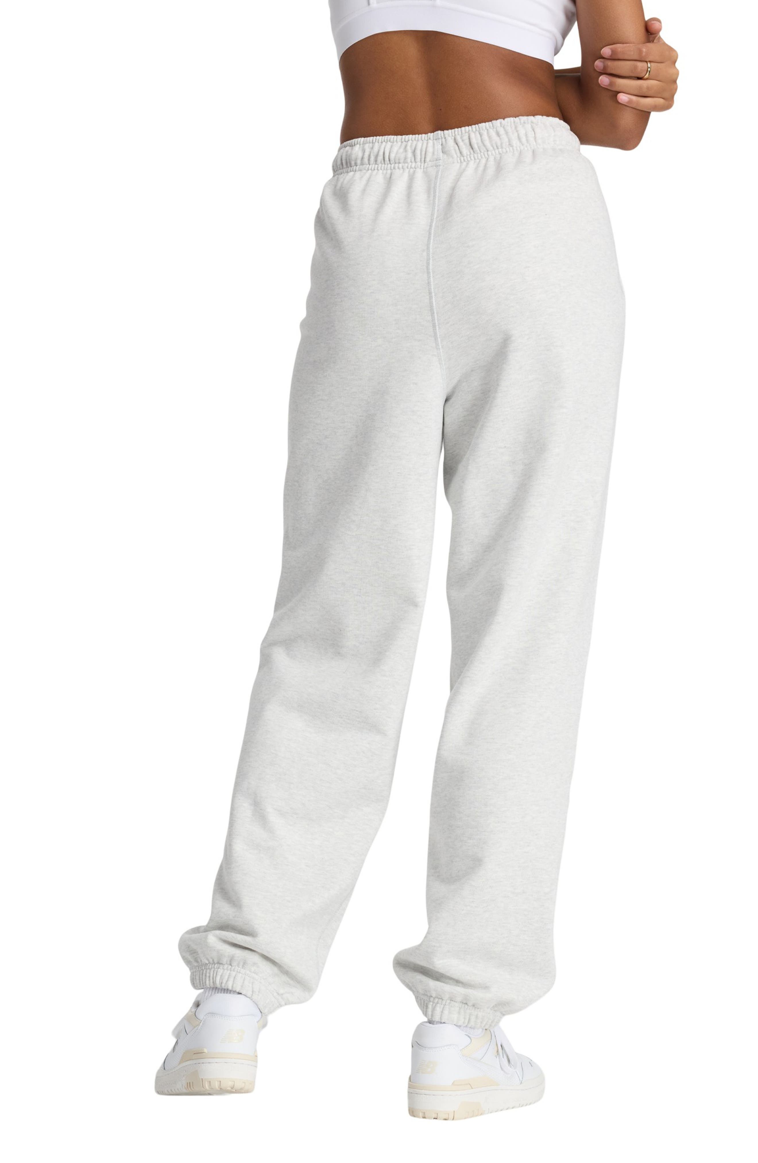 New Balance Athletics French Terry Sweatpants in Ash Heather at Nordstrom - 2