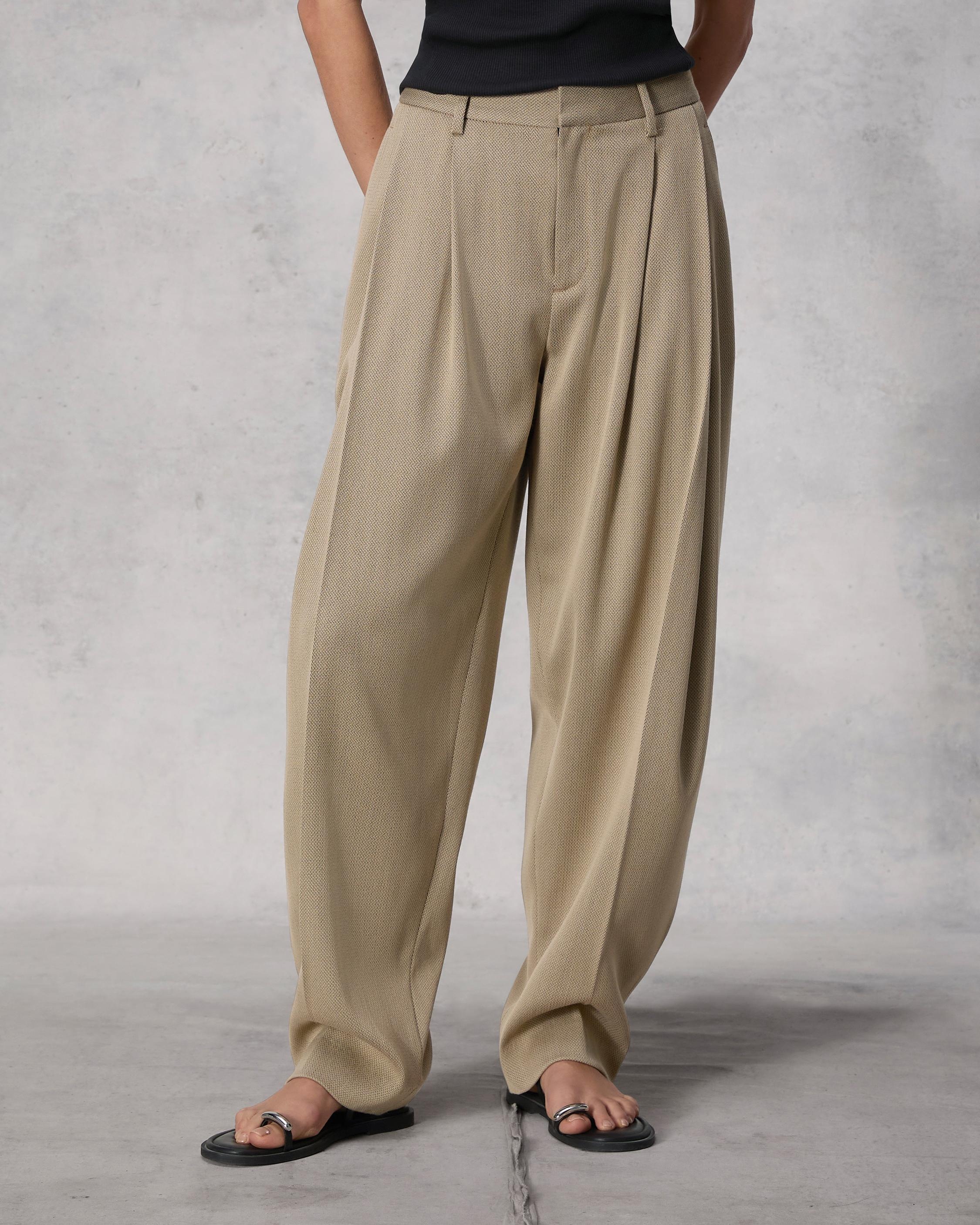 Cecily Italian Herringbone Pant
Relaxed Fit - 5