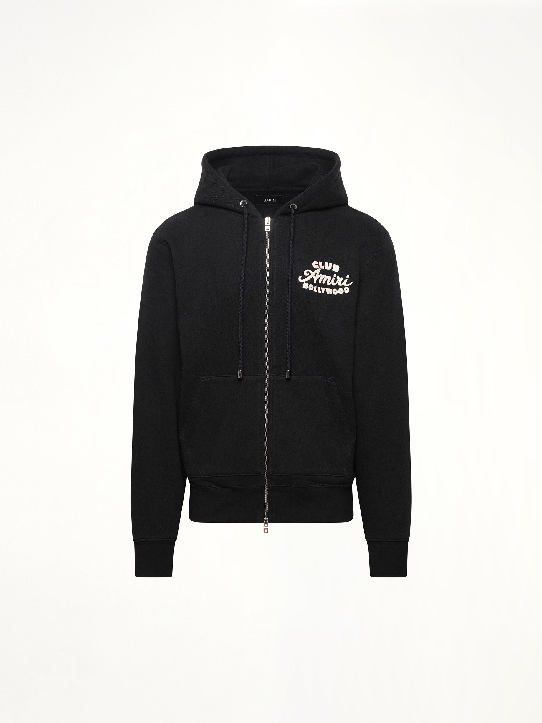 Club Amiri Zip Hoodie in Black - 2