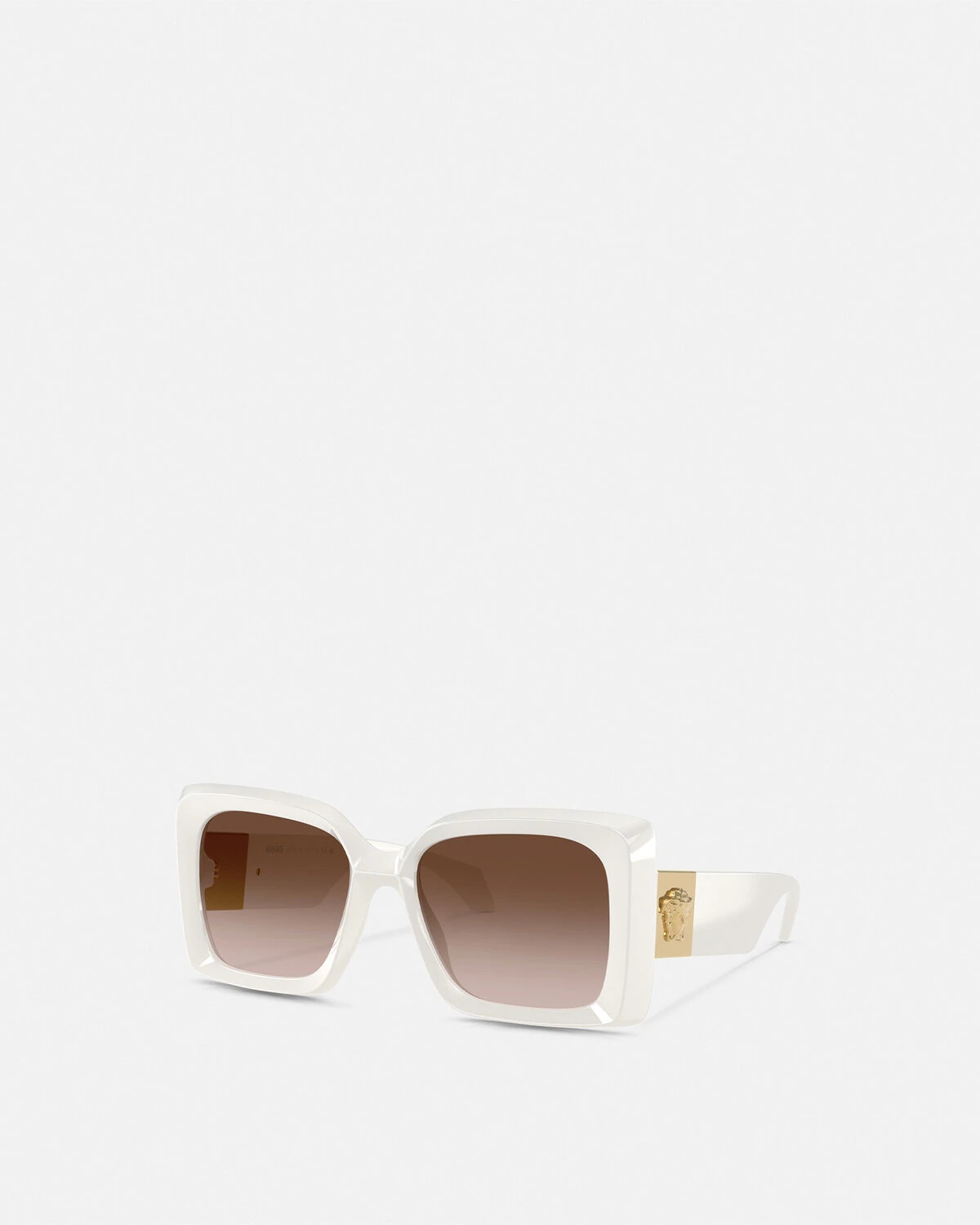 Medusa Plaque Irregular Sunglasses - 1