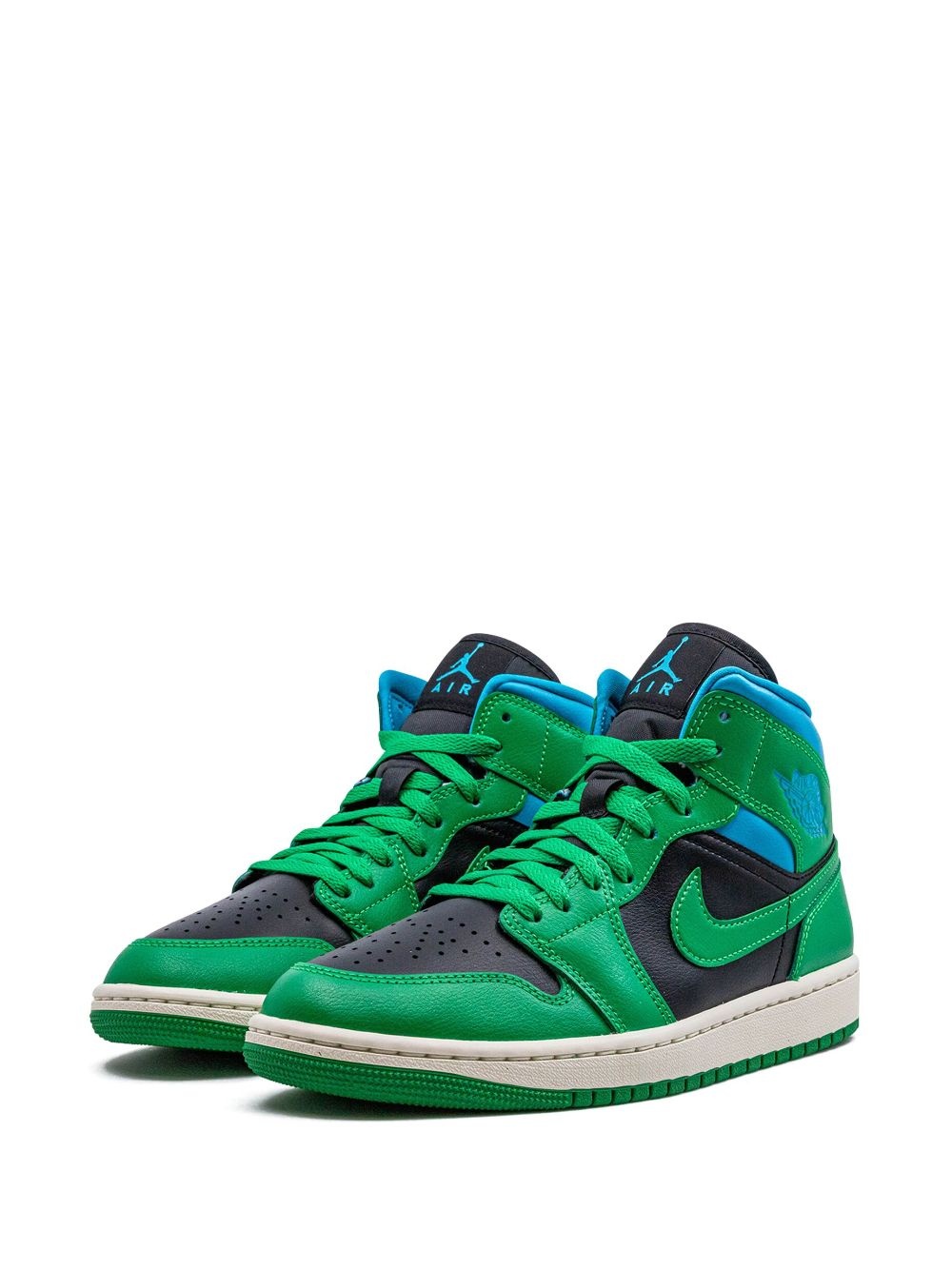 Air Jordan 1 Mid "Lucky Green/Aquatone" sneakers - 5