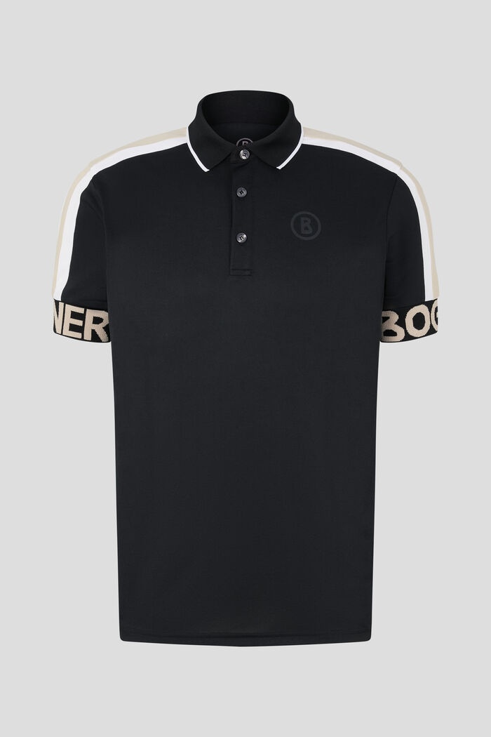 Claudio Functional polo shirt in Black - 1