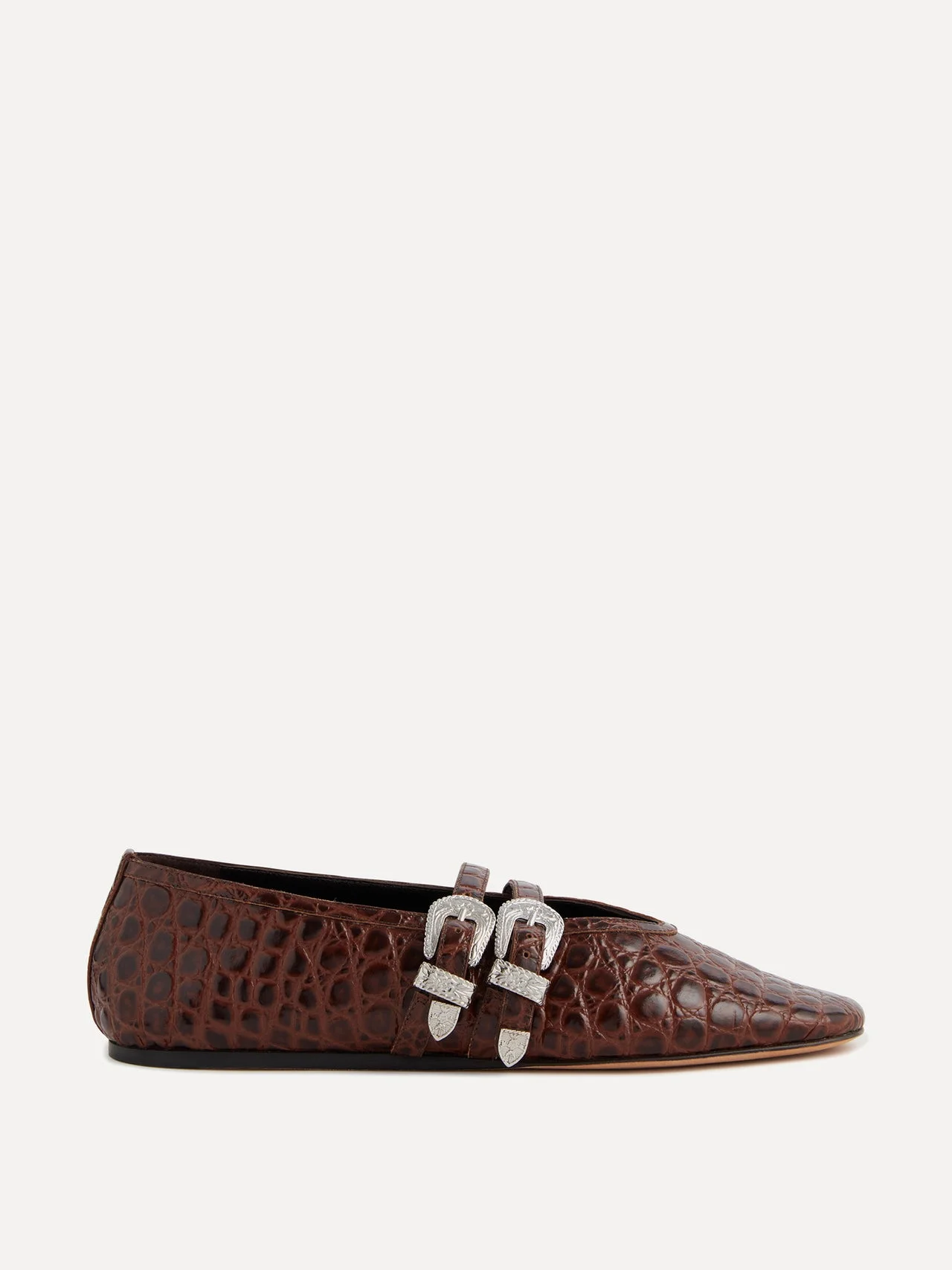 Ballet Claudia Slipper / Castagna Leather - 1