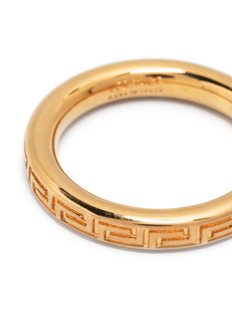 VERSACE Greek Key Band Ring outlook