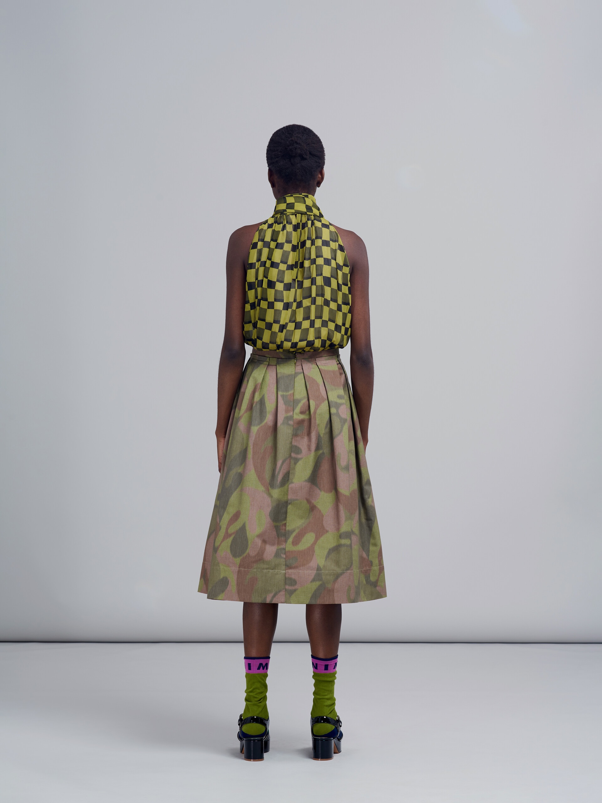 CANVAS CHINÈ SKIRT - 3