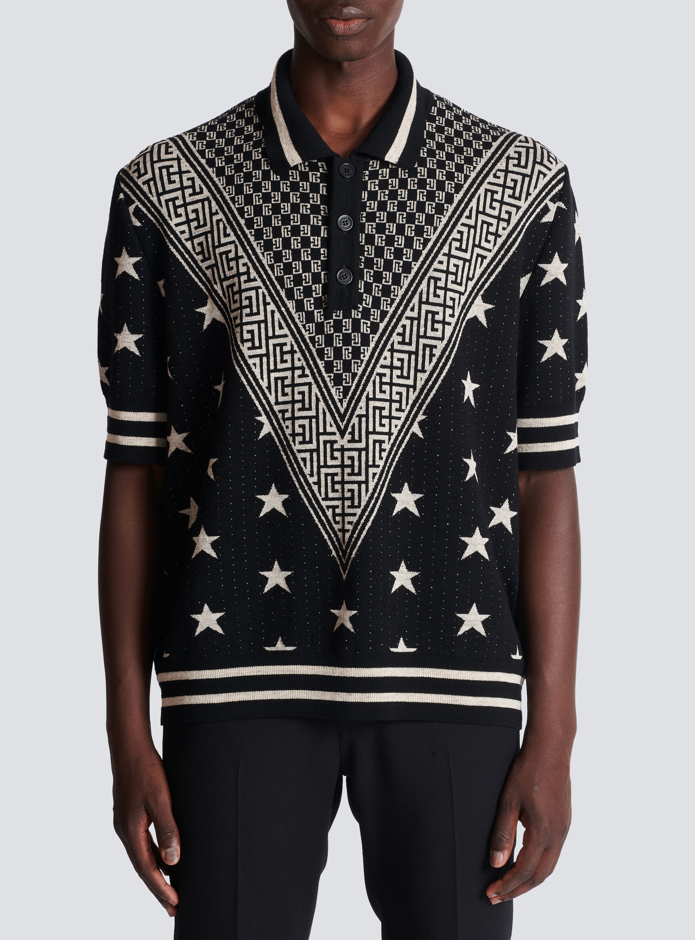 Monogram stars polo shirt - 5