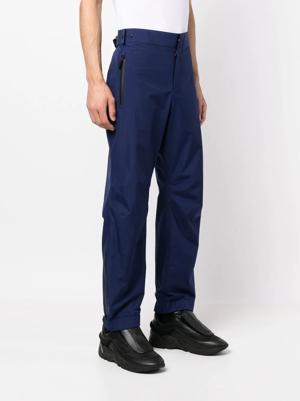 water-resistant straight-leg trousers - 3