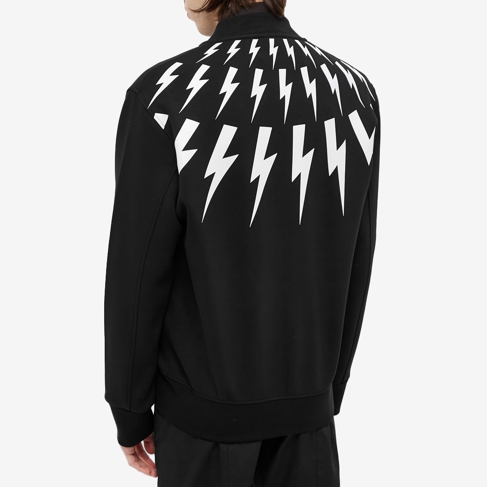 Neil Barrett Fairisle Thunderbolt Jersey Bomber Jacket - 6