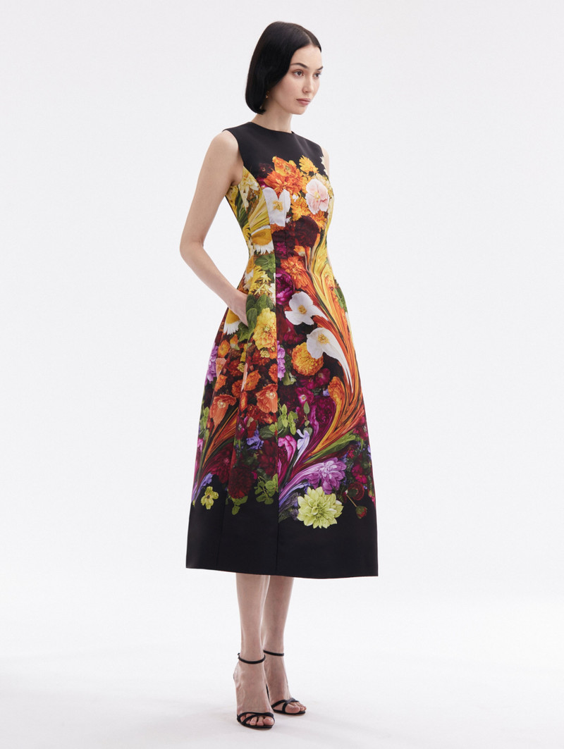 RAINBOW FLOWER MARBLE DRESS 3