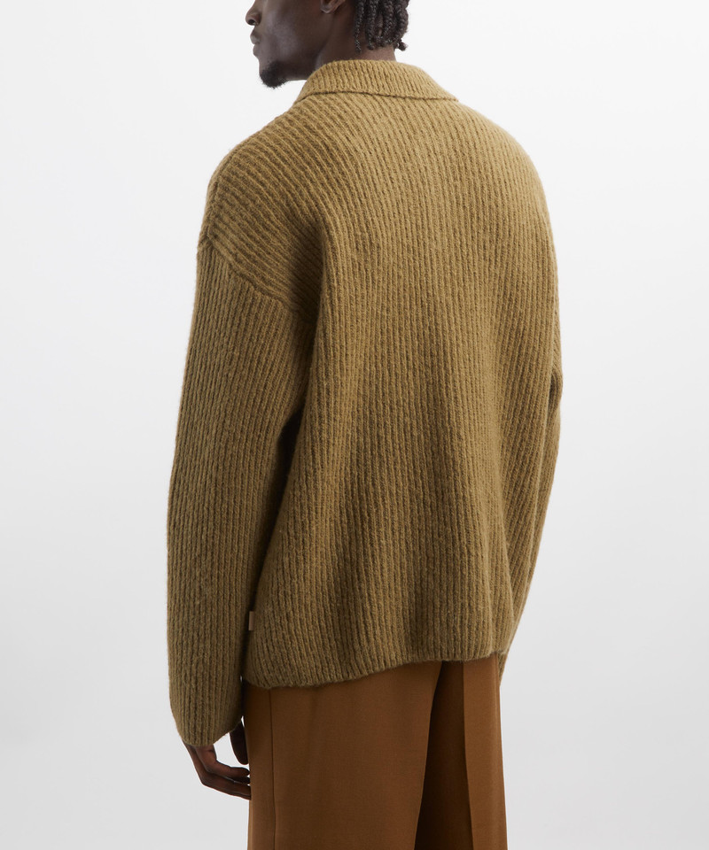Chunky Ribbed Knit Cardigan 4