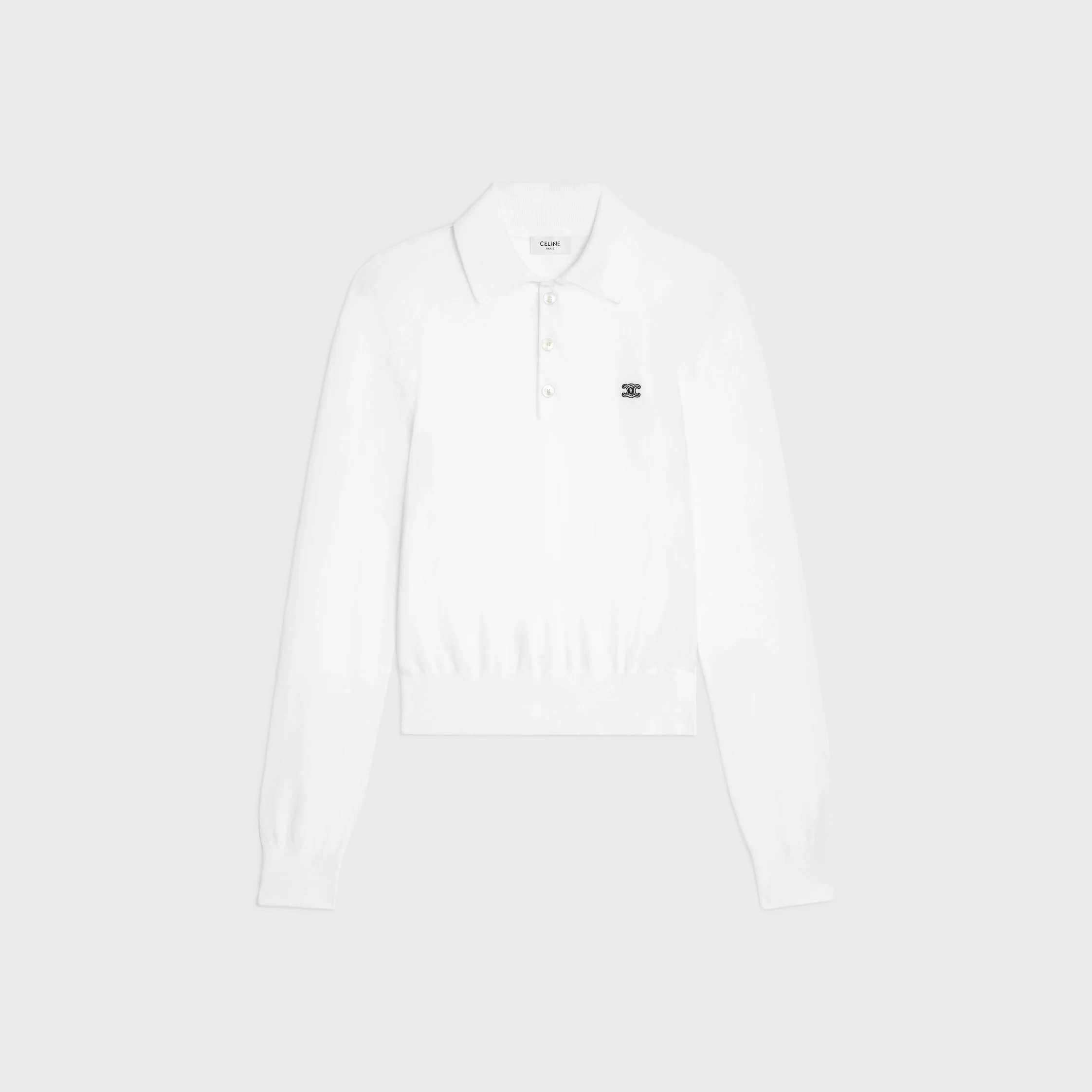 polo sweater IN fine cotton - 1
