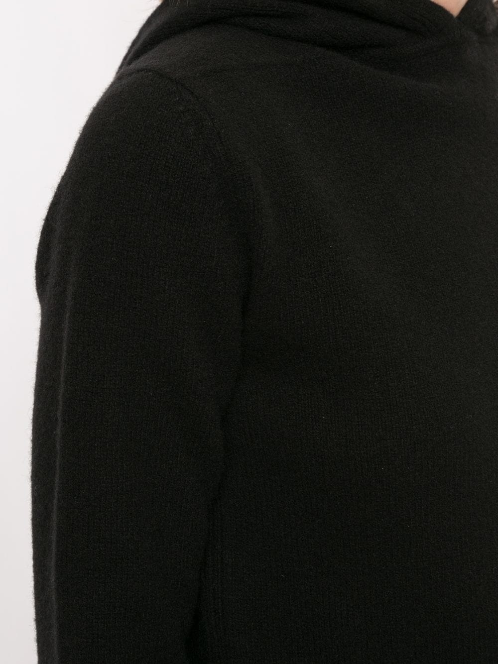 cashmere and wool-blend hoodie - 5