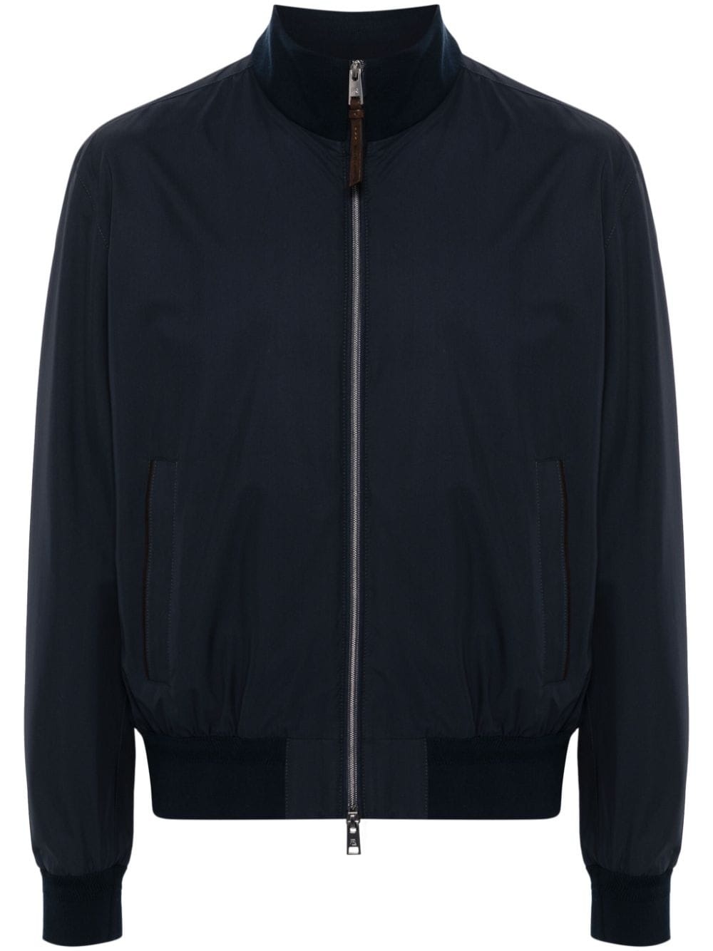 mulberry-silk bomber jacket - 1