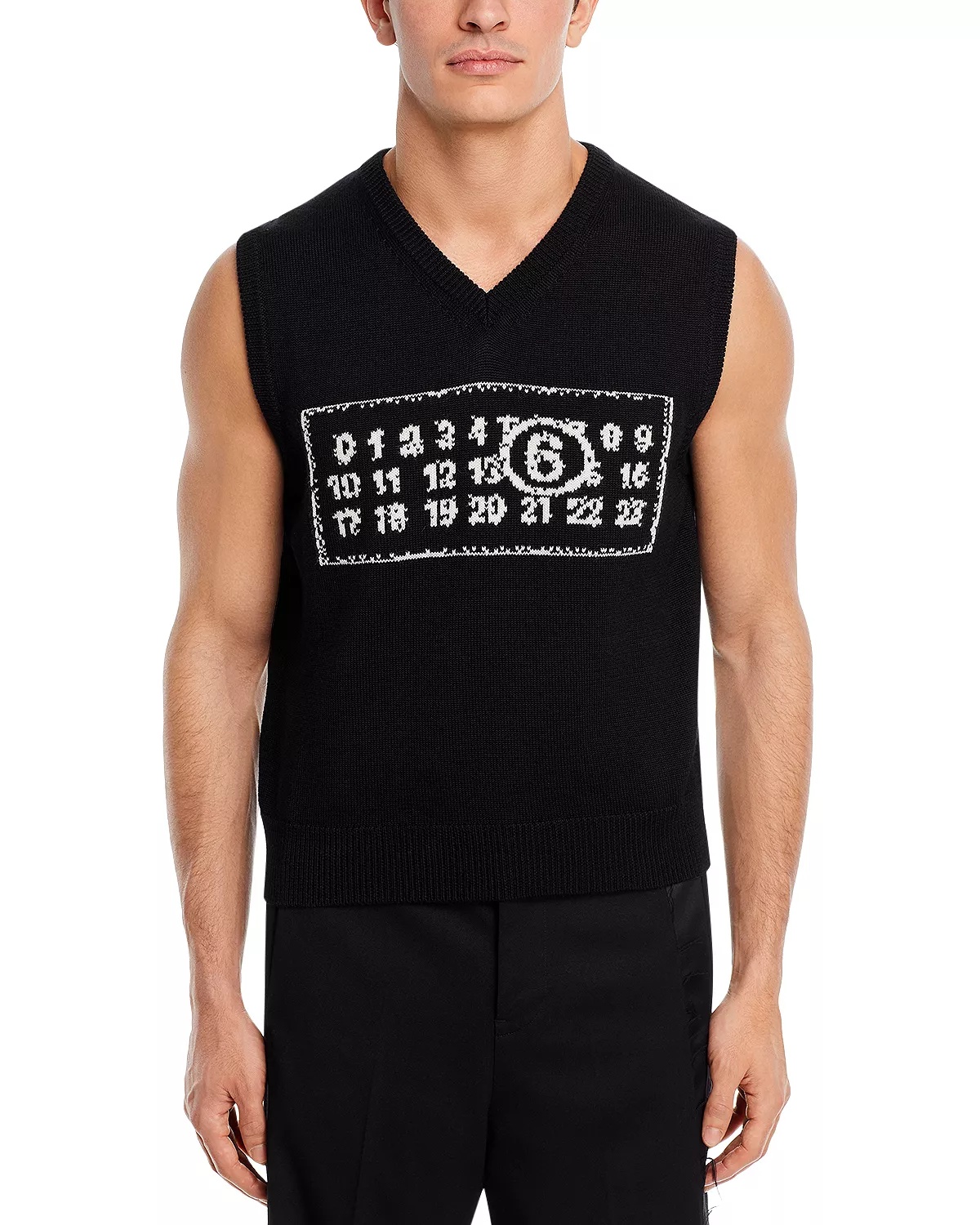 Jacquard Sweater Vest - 3