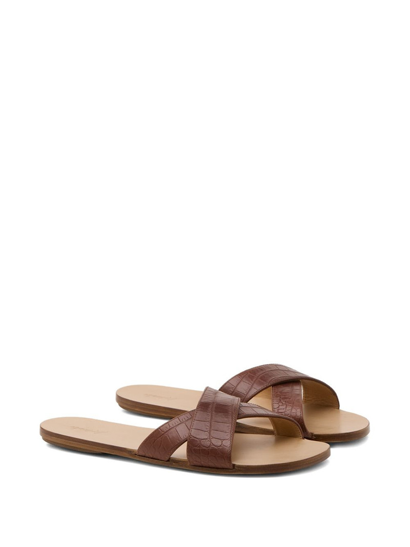 Marsèll Sottile embossed crossover sandals outlook