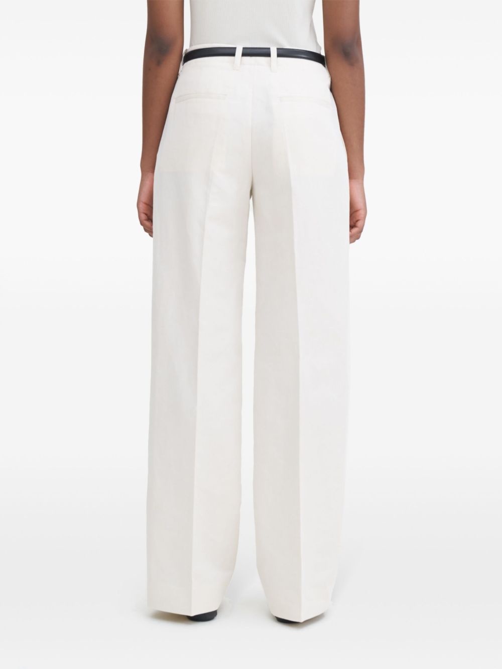 tailored cotton trousers - 3