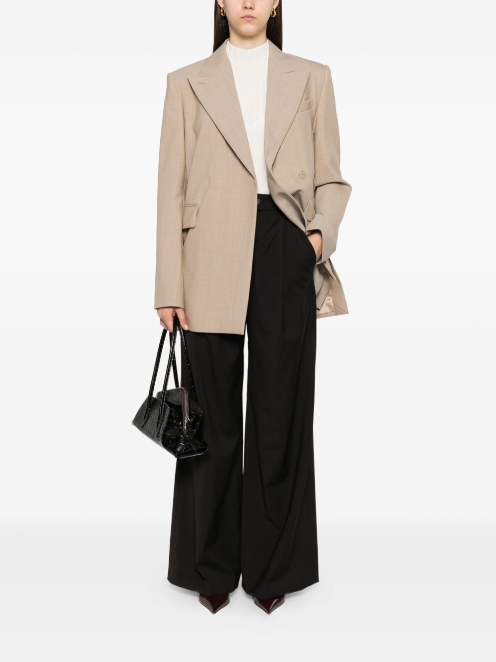 pleated tailored trousers - 2