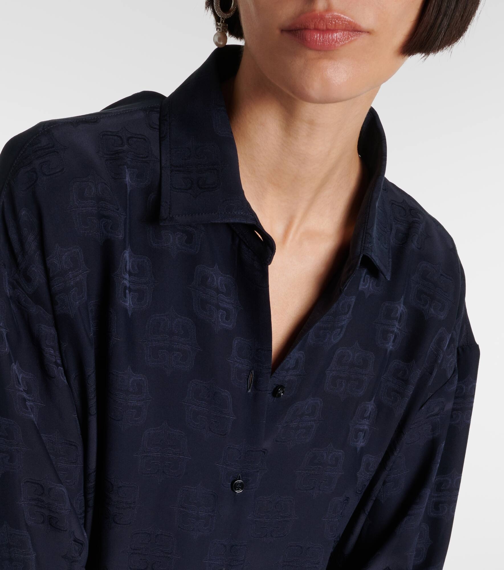 4G oversized jacquard shirt - 4