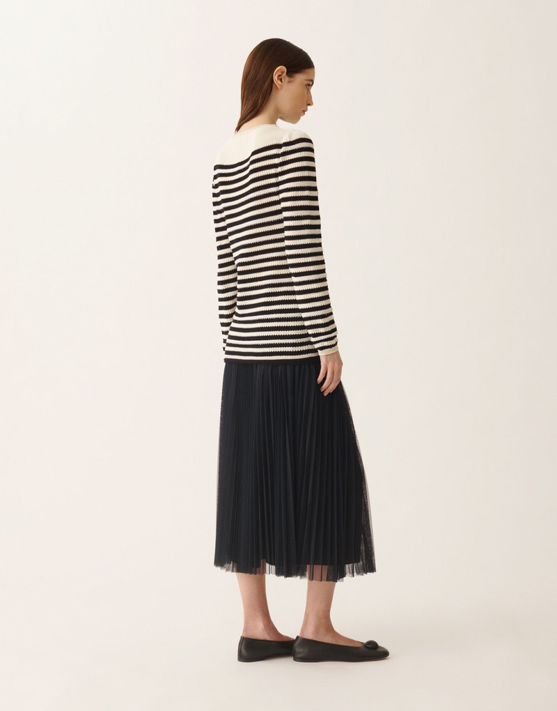 Organic cotton sweater with micro sequins 4