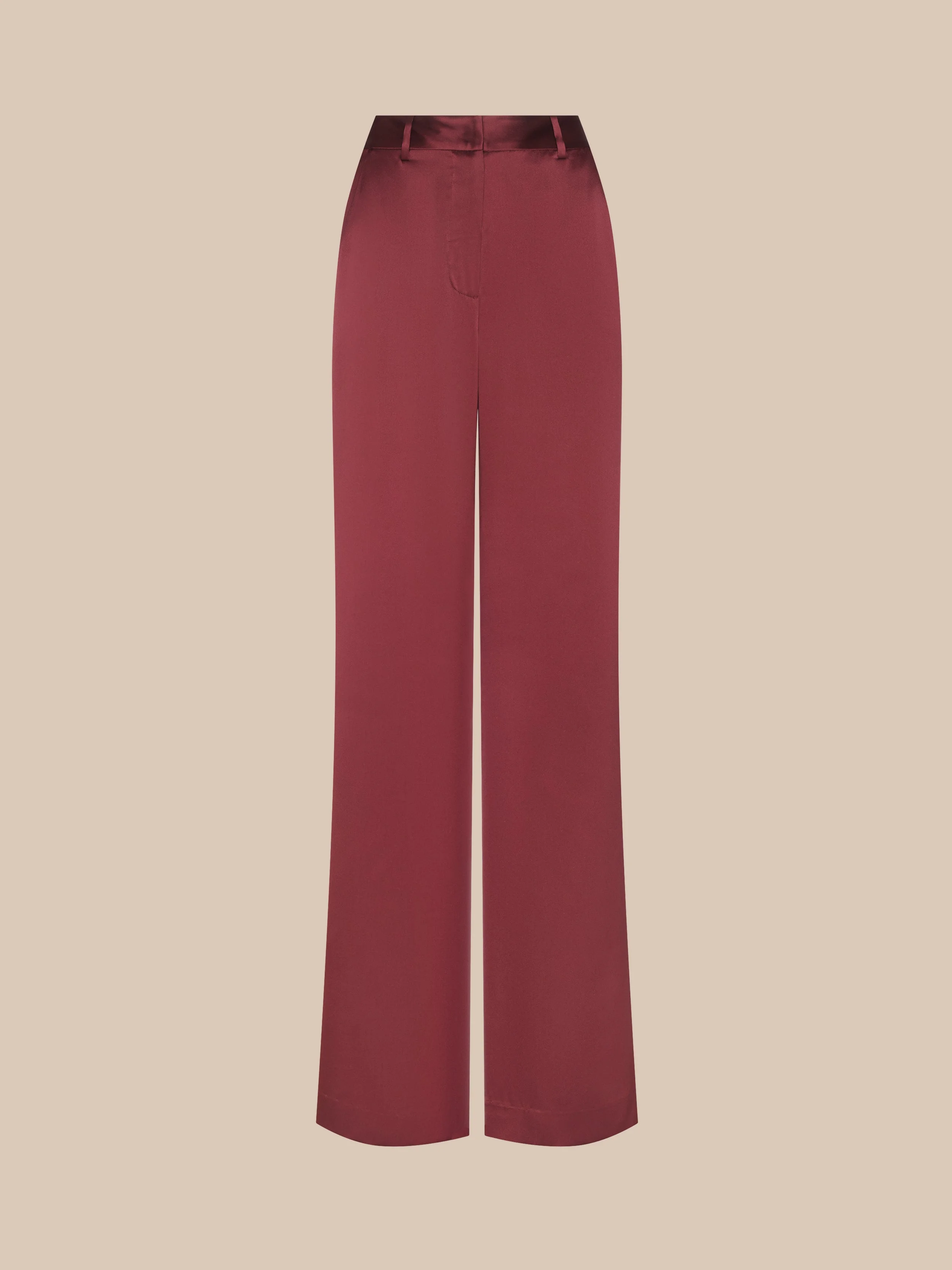 Pilar Silk Wide-Leg Pant - 1