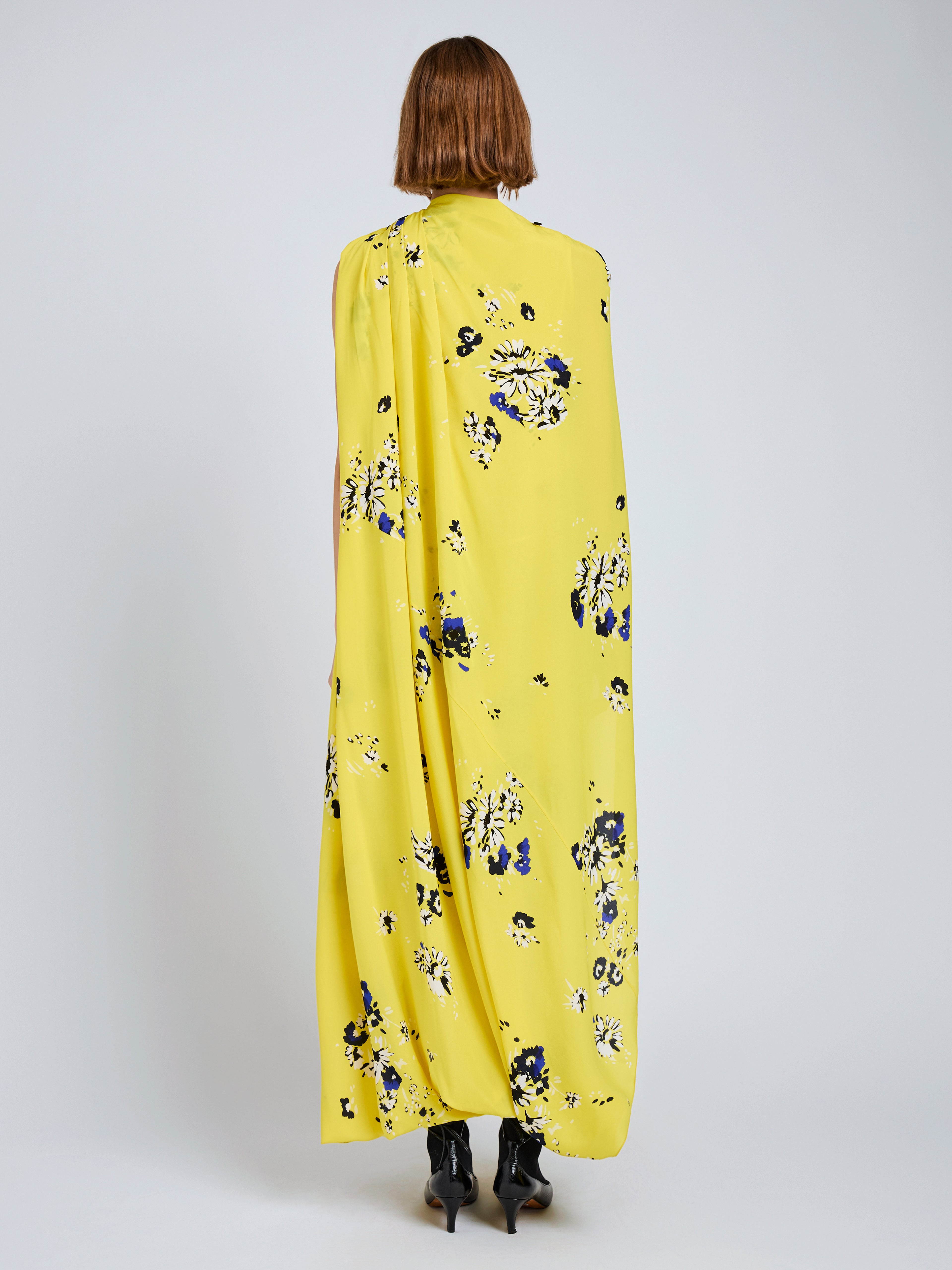 Ysabelle Dress In Printed Silk Viscose - 4
