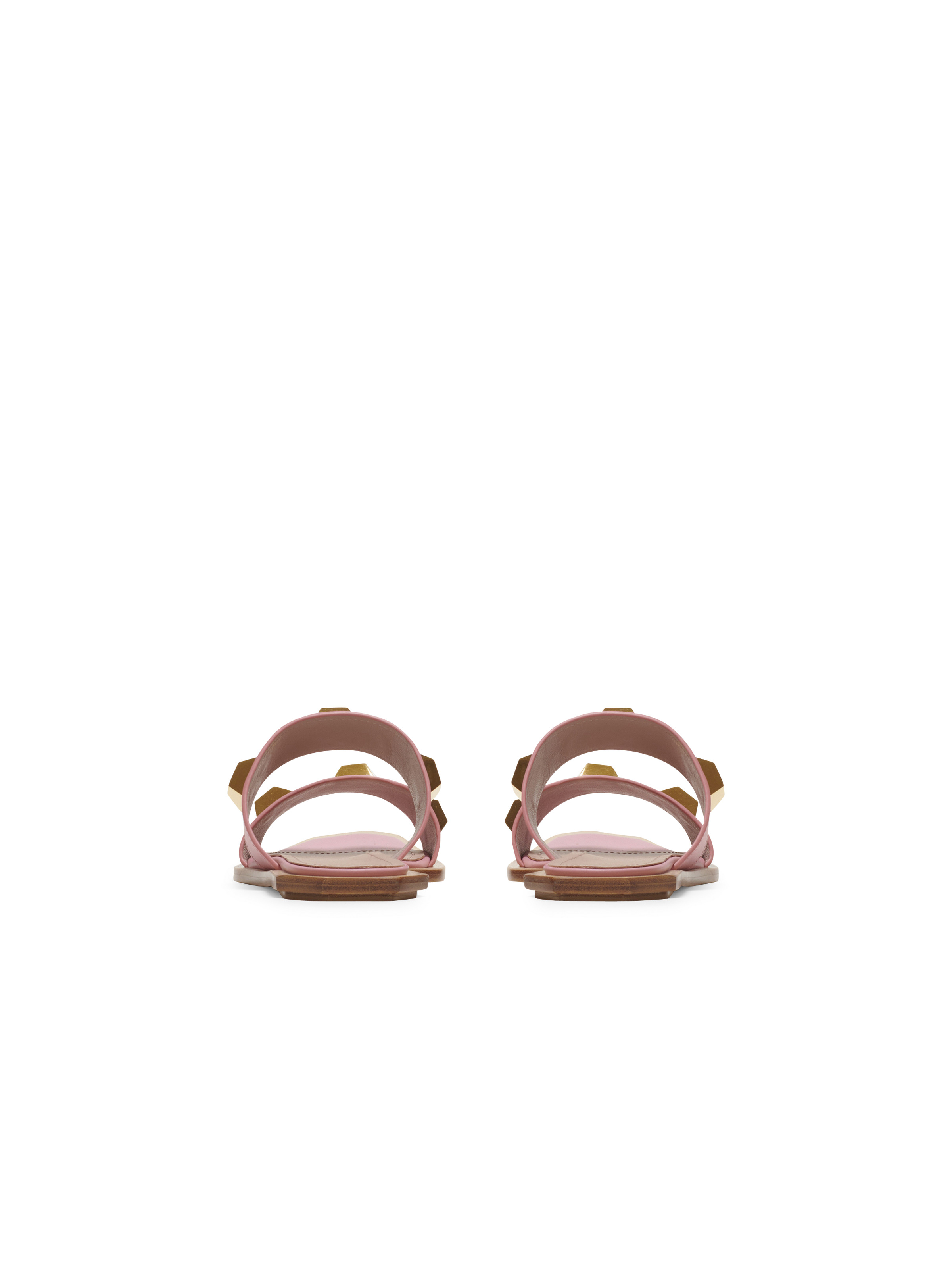 Ana flat mules in smooth leather - 4