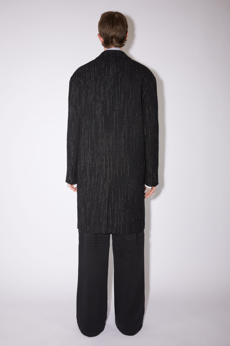 Single-breasted coat - Black 3