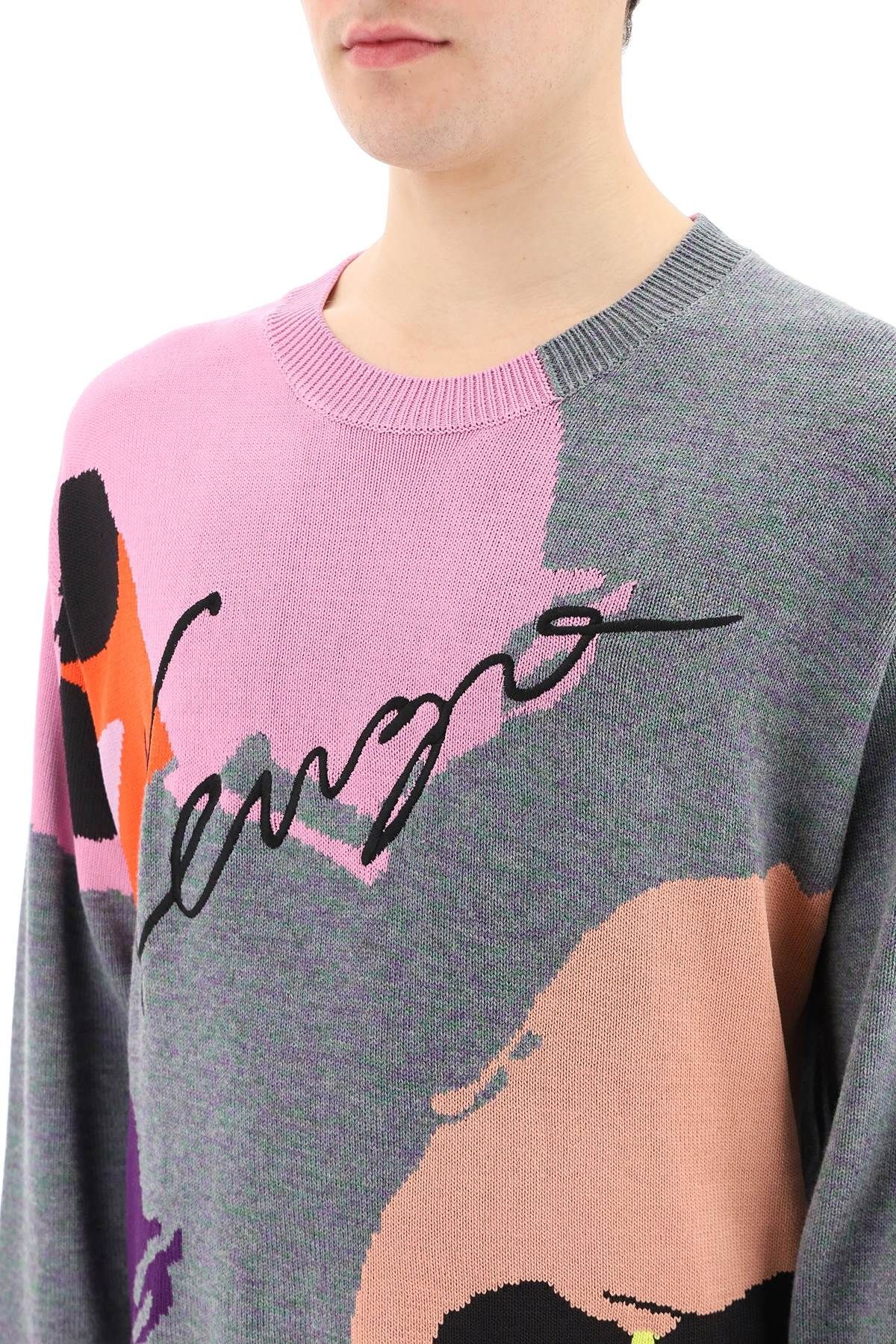 KENZO TRIBUTE OVERSIZED SWEATER - 5