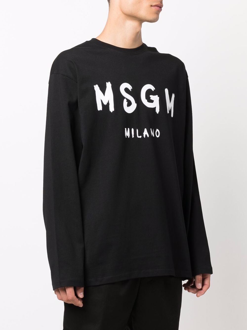 long-sleeve logo sweatshirt - 3