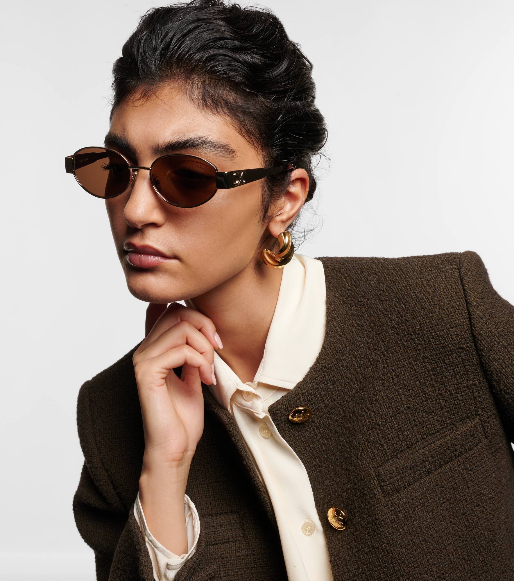 Triomphe oval sunglasses - 5