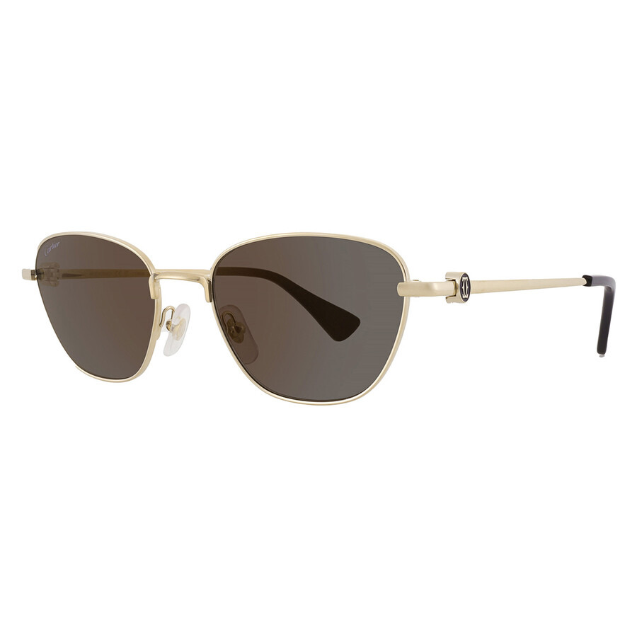 Cartier Signature C Grey Cat Eye Ladies Sunglasses CT0469S 001 53 - 2