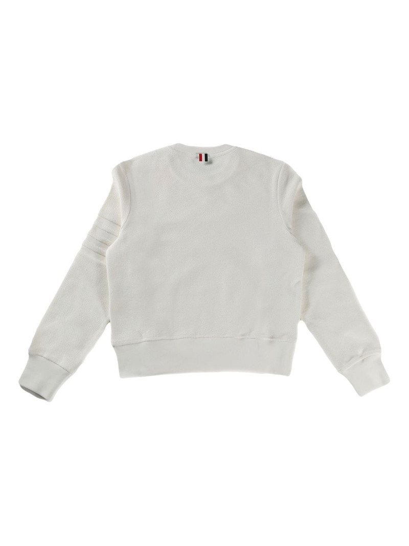 Thom Browne 4-Bar stripe sweatshirt outlook