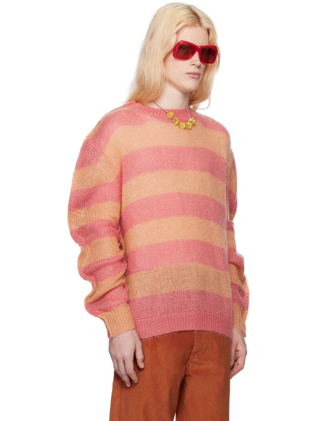 Pink & Orange Mix Sweater - 2