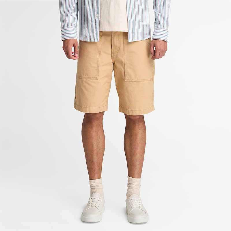Timberland Men's Goffstown Fatigue Washed Canvas Short outlook