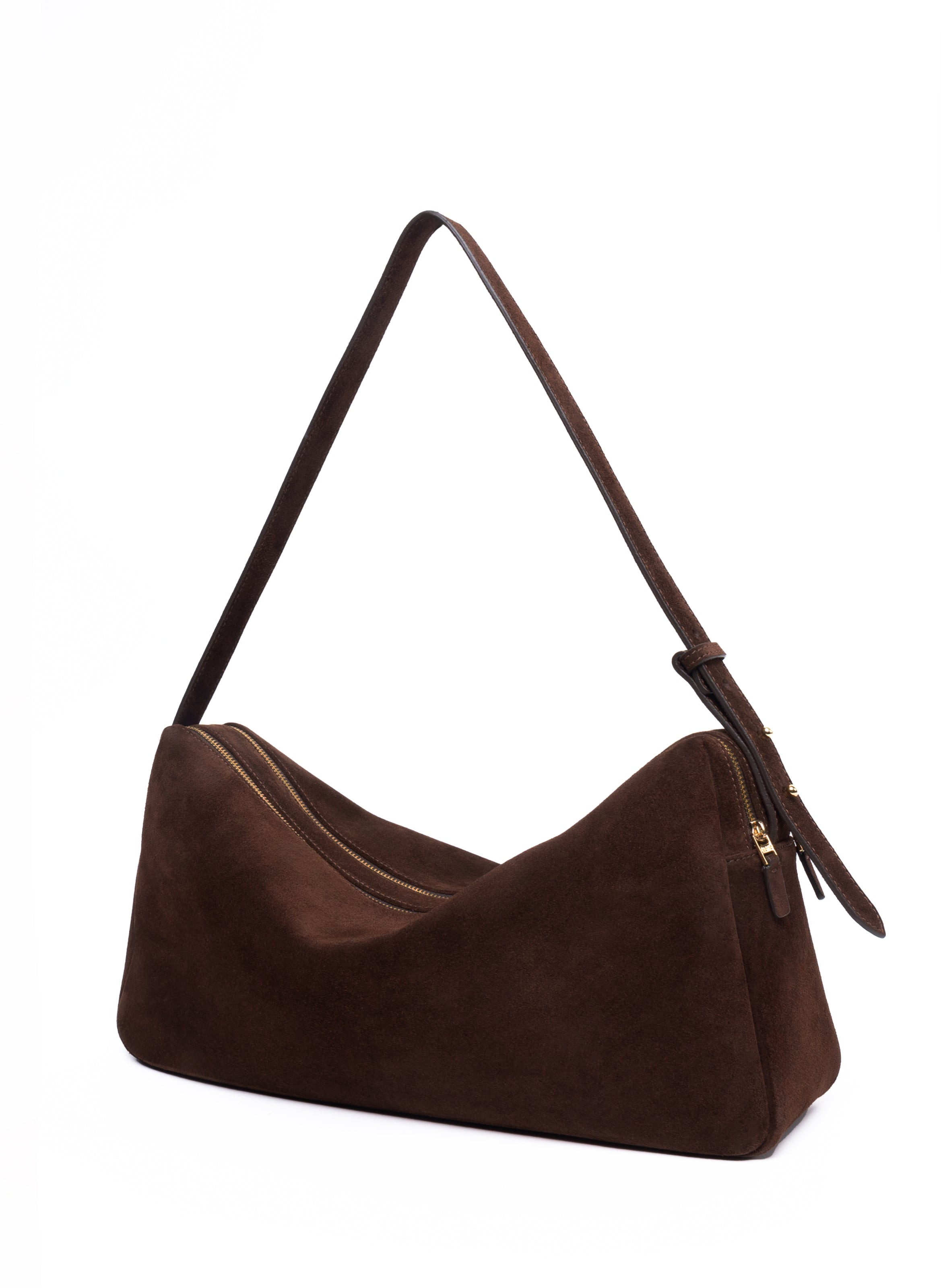 Trousse Large Suede Brownie-Pre order delivery in 3 weeks - 3