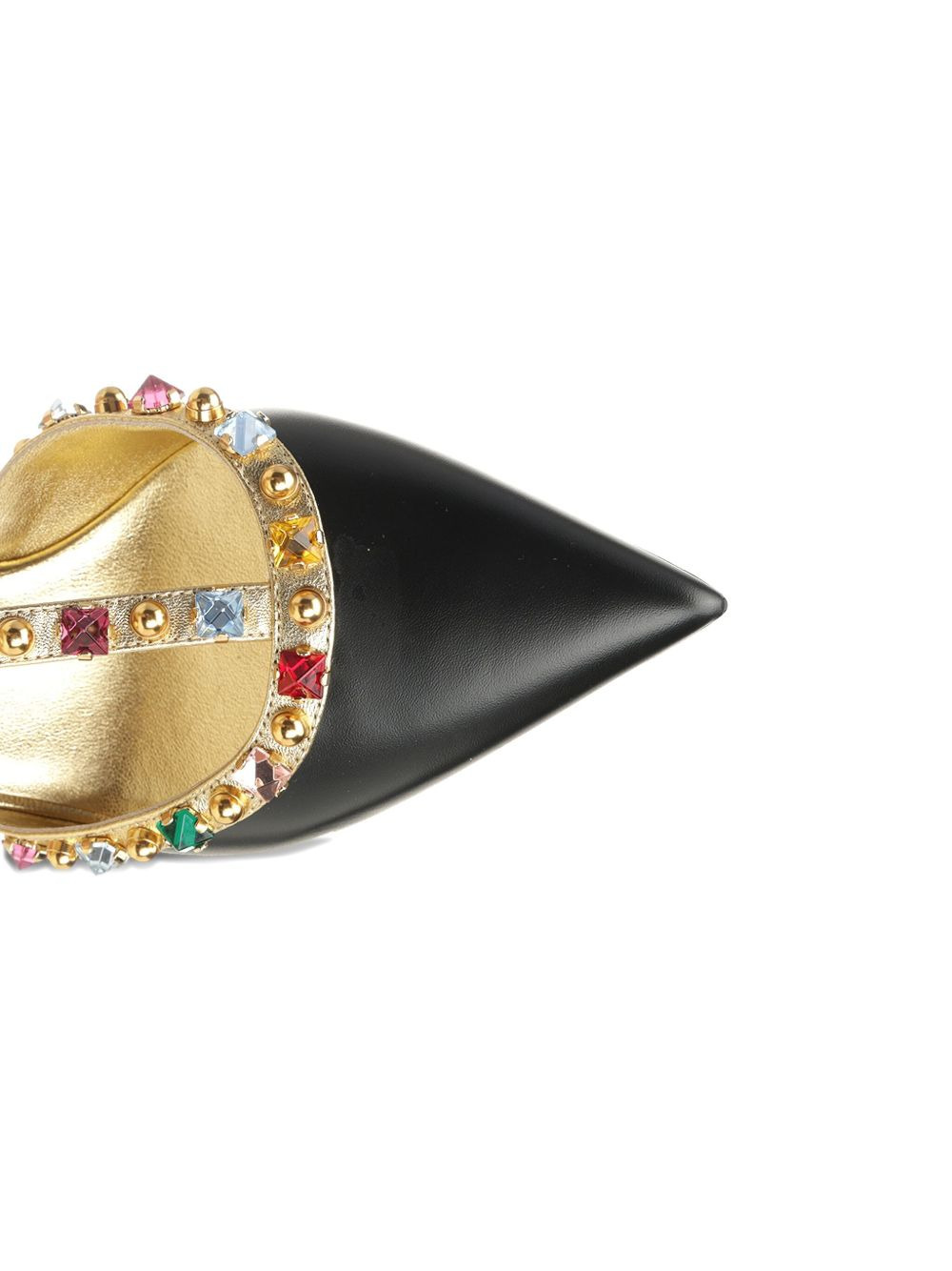 embellished T-bar sandals - 4