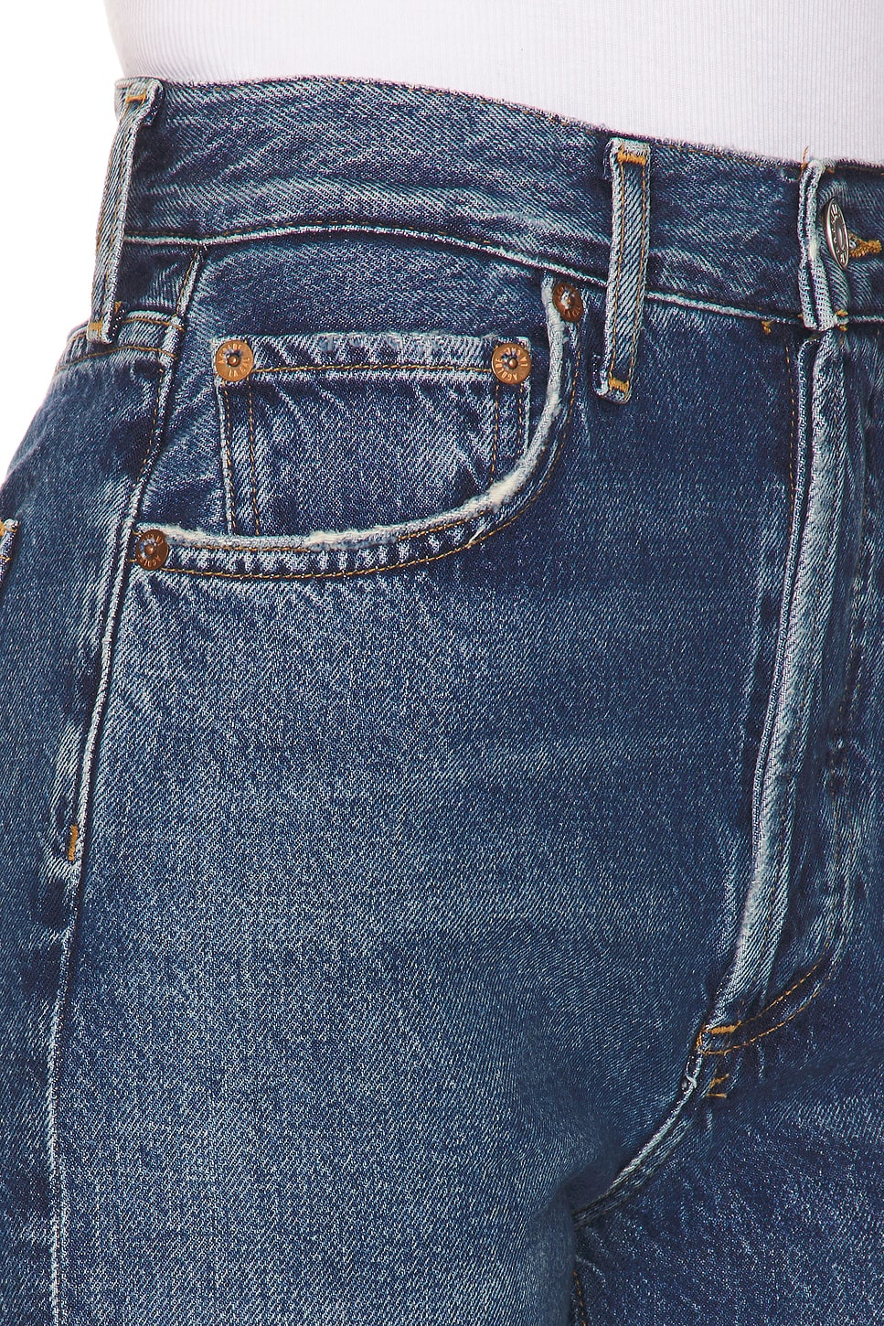 90s Pinch Waist High Rise Straight - 6
