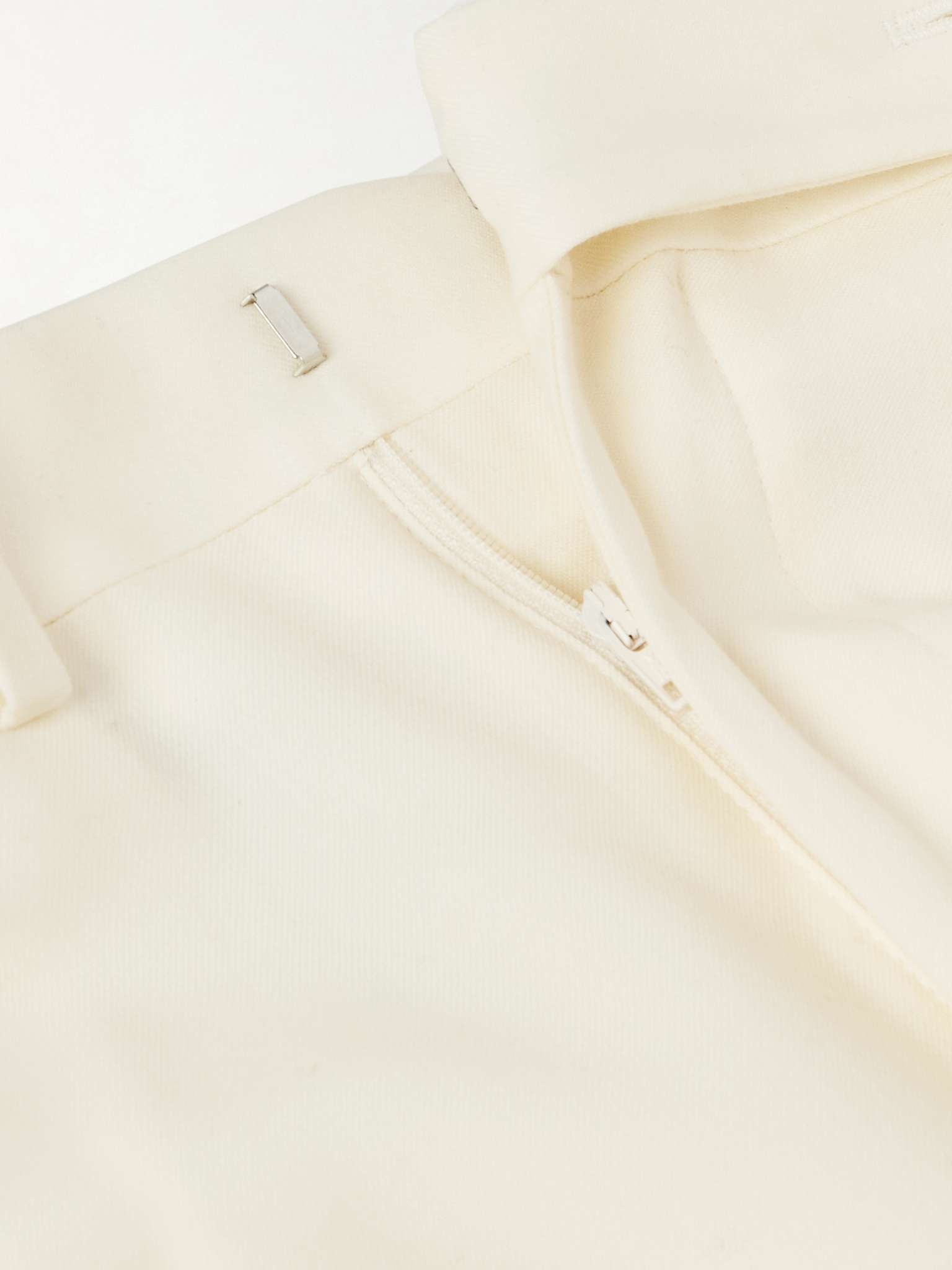 Gregory Straight-Leg Pleated Wool-Twill Trousers - 6