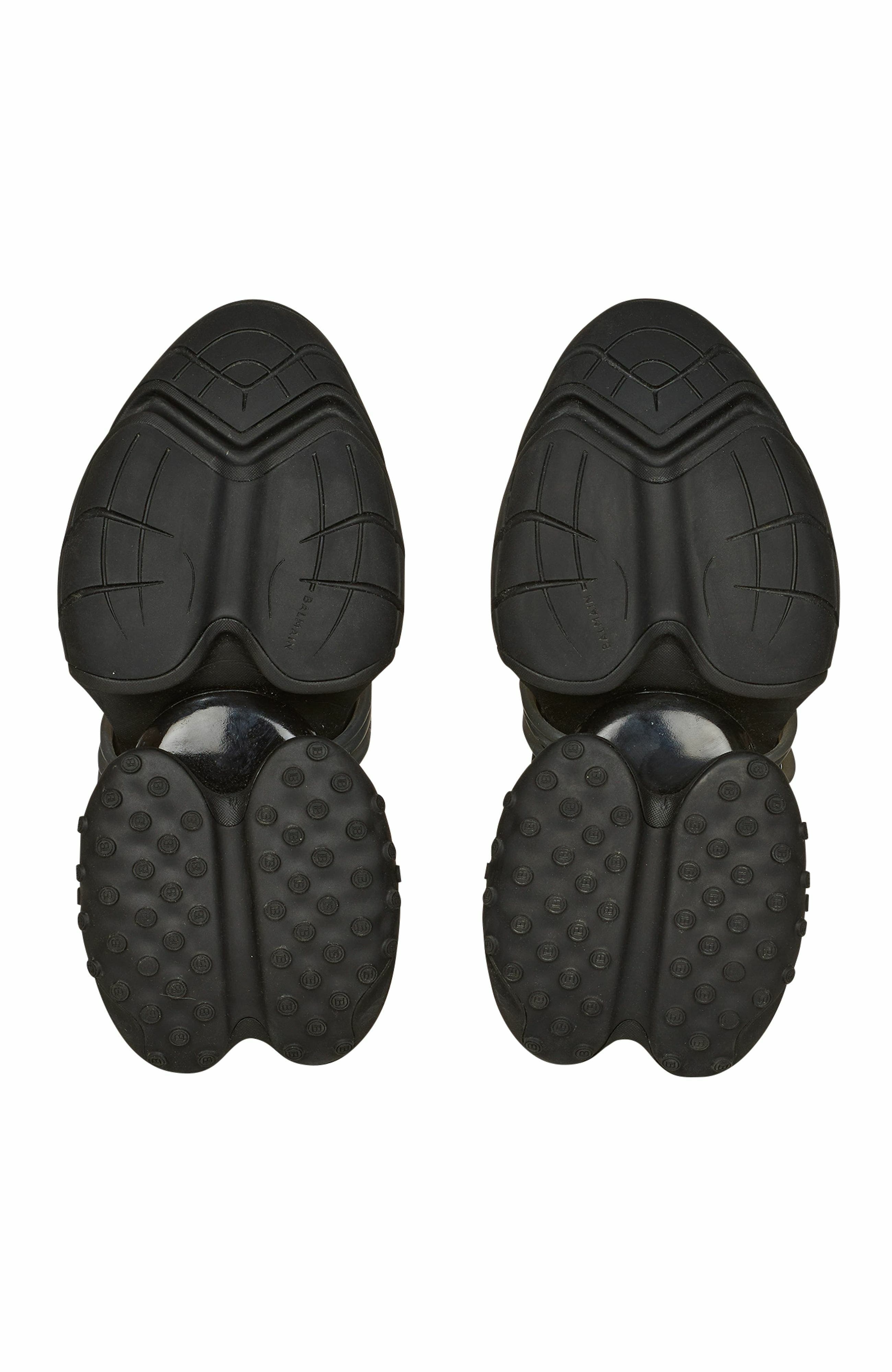 Balmain Leather Unicorn low-top sneakers in Black at Nordstrom - 6