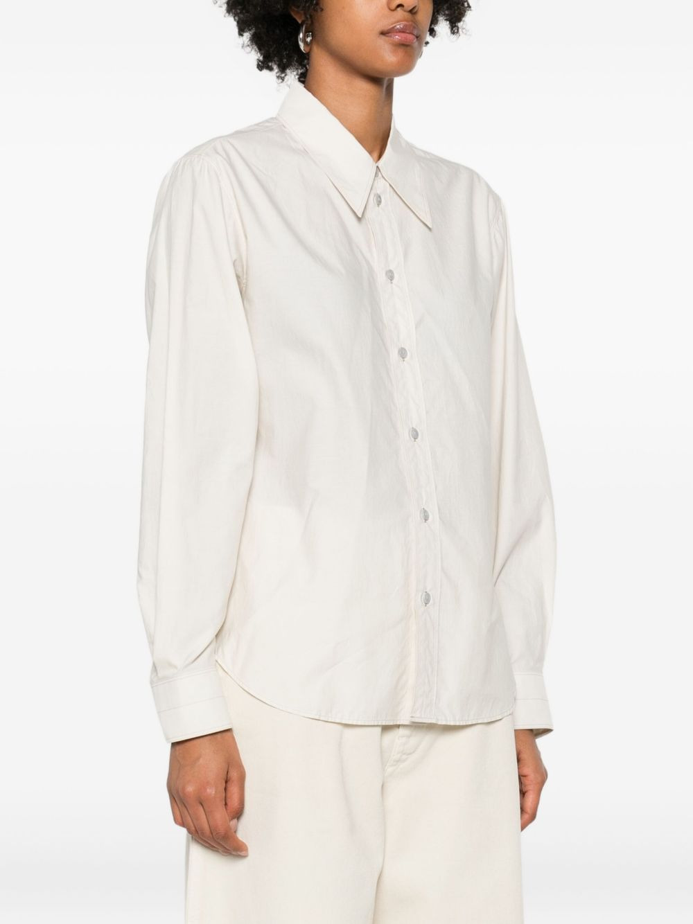 button-down long-sleeve shirt - 3