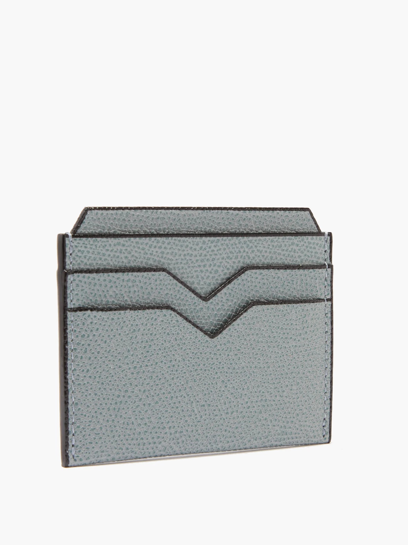 Grained-leather cardholder - 3