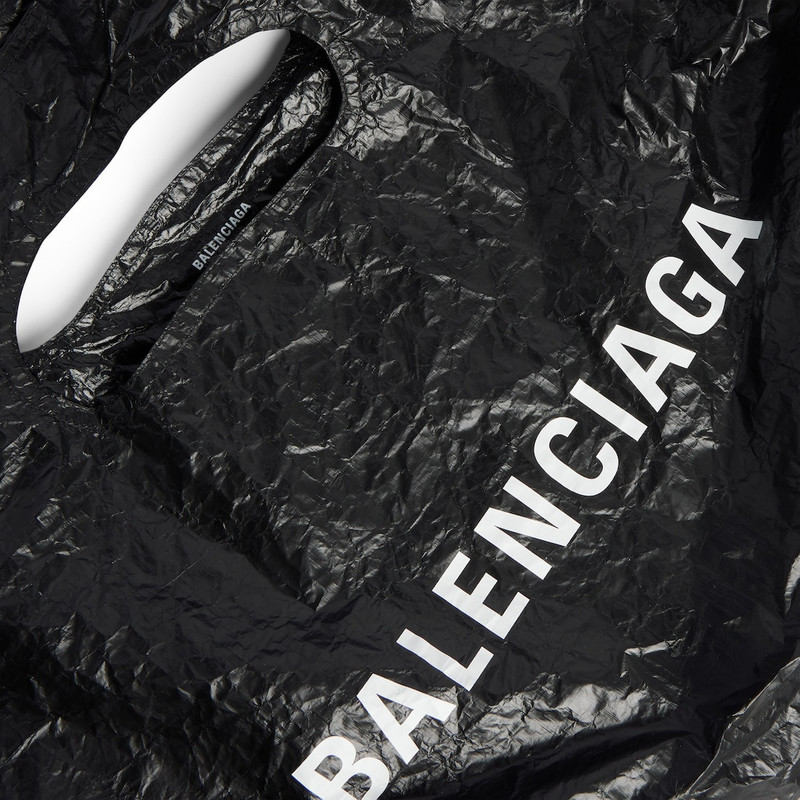 Men's Marché Packable Tote Bag Medium in Black 5