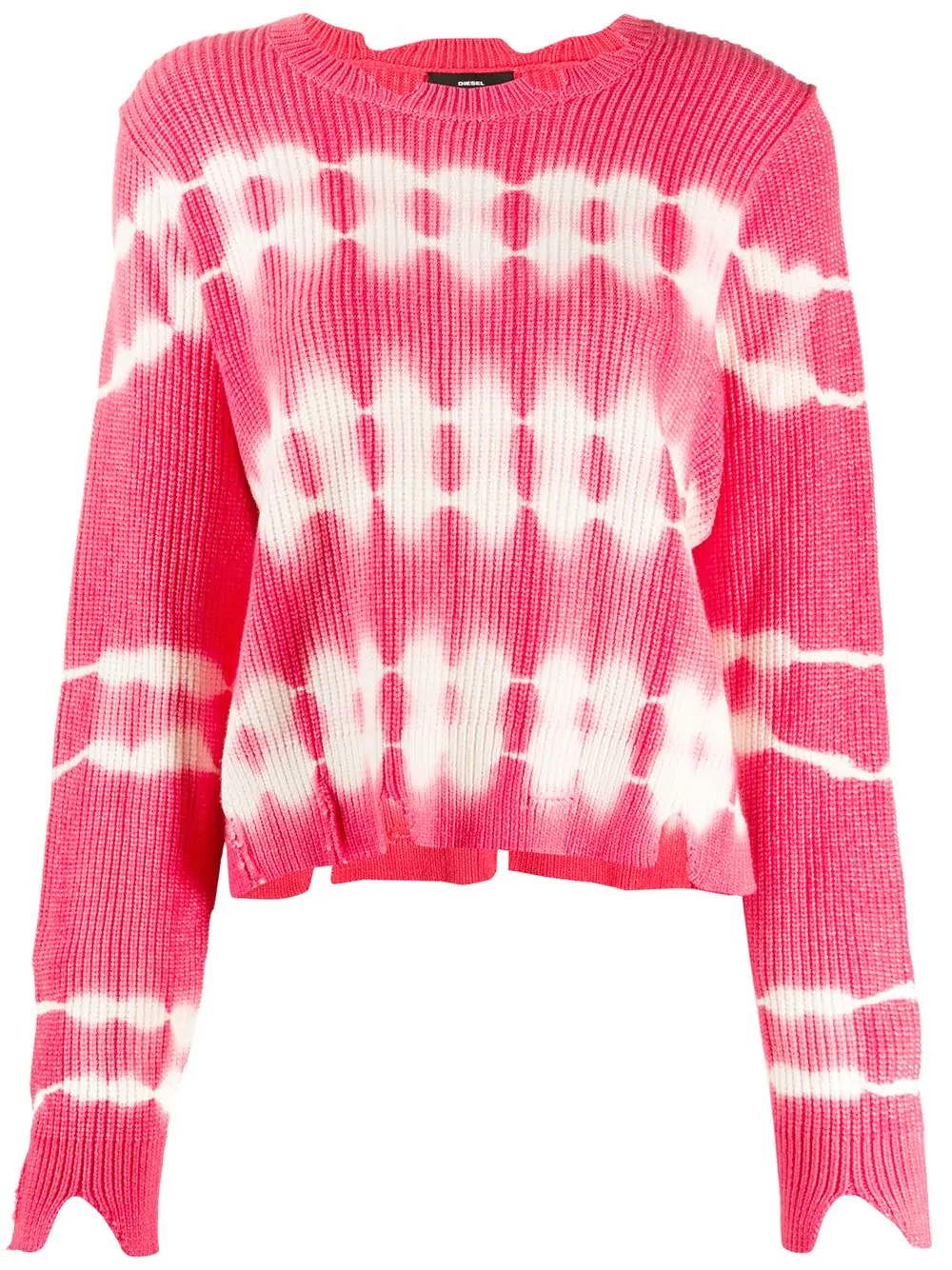 tie-dye print jumper - 1