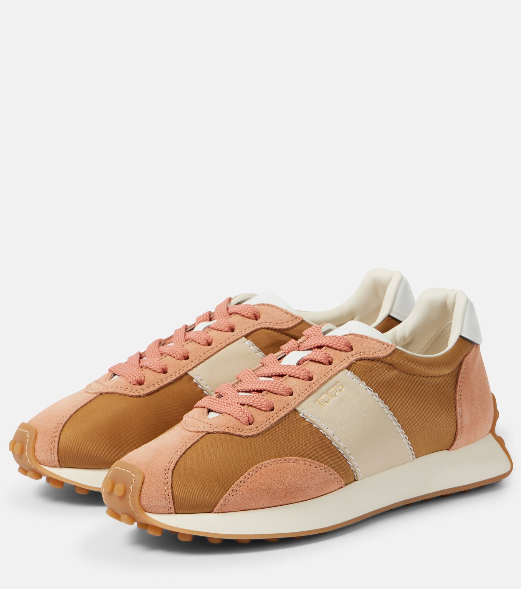 T Vintage suede and technical sneakers - 5