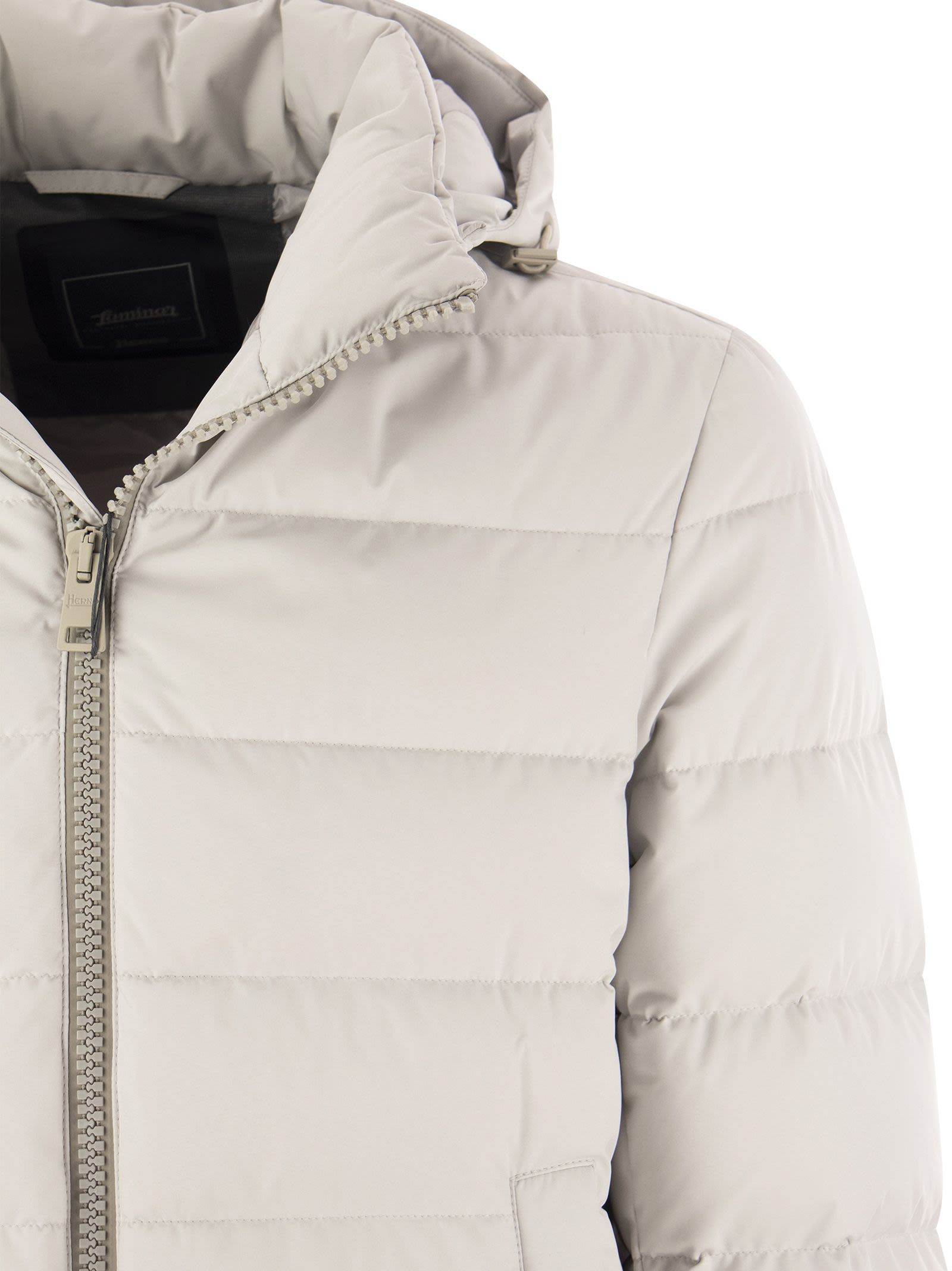 Herno Men Medium Hooded Down Jacket - 4