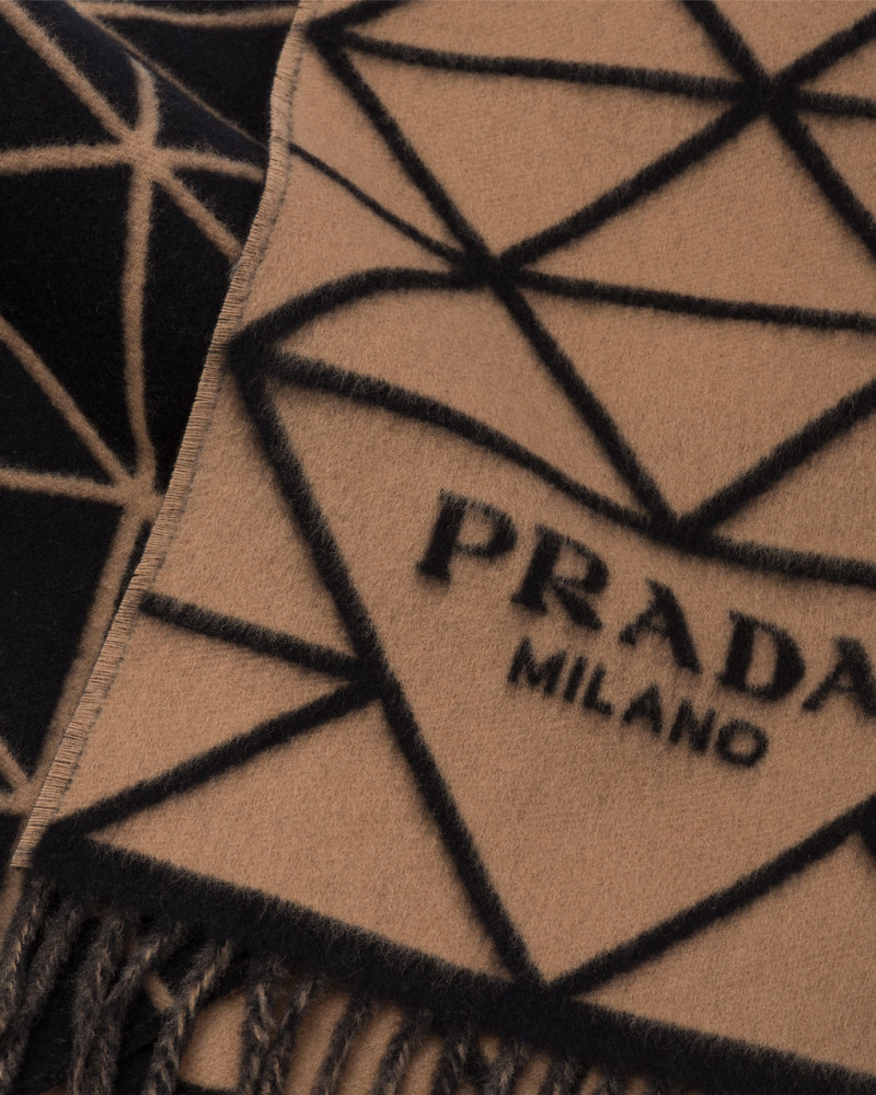 Prada Double cashmere scarf outlook