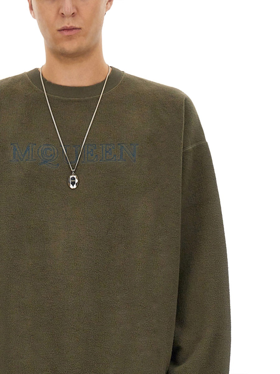 Alexander Mcqueen Men Sweatshirt With Logo - 4